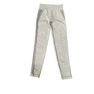 Gymshark Seamless  High Waist Rise Legging Gray Marl Yoga Athletic Gym Active